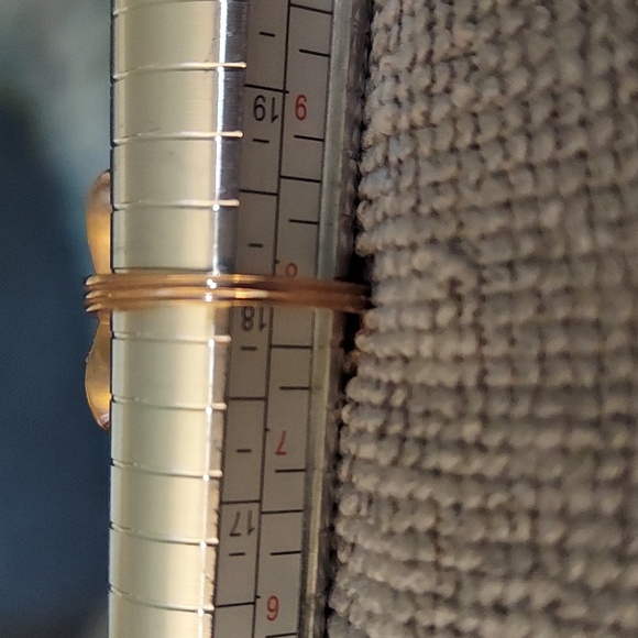 Vintage Rose GOS 925 Purple Cabachon & CZ Embellishments Cocktail Ring, sz 8,GC. - Picture 10 of 10